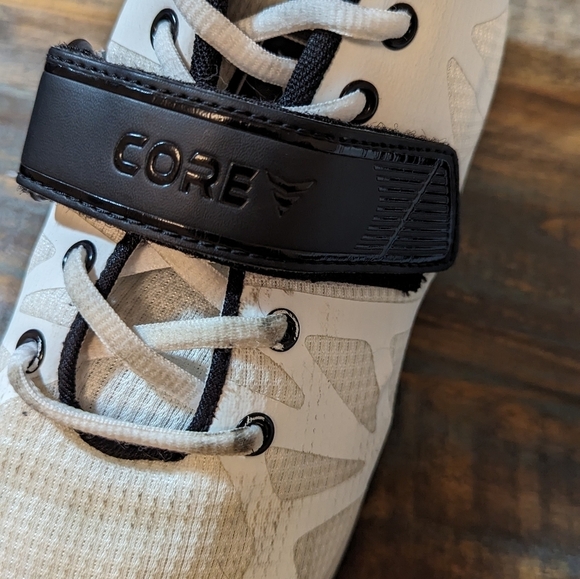 Core Weightlifting Squat Crossfit Powerlifting Deadlifting White/Black, Size 9 - Picture 9 of 9